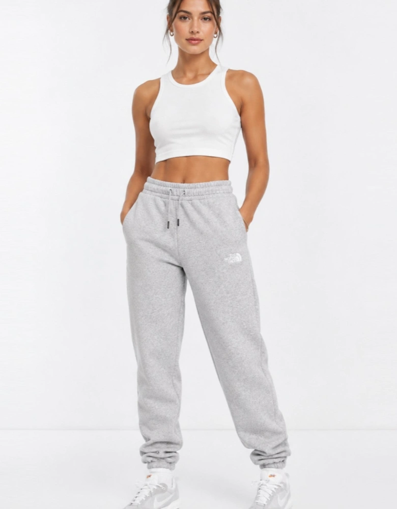 The North Face Womens Essential Oversized Joggers in Light Grey