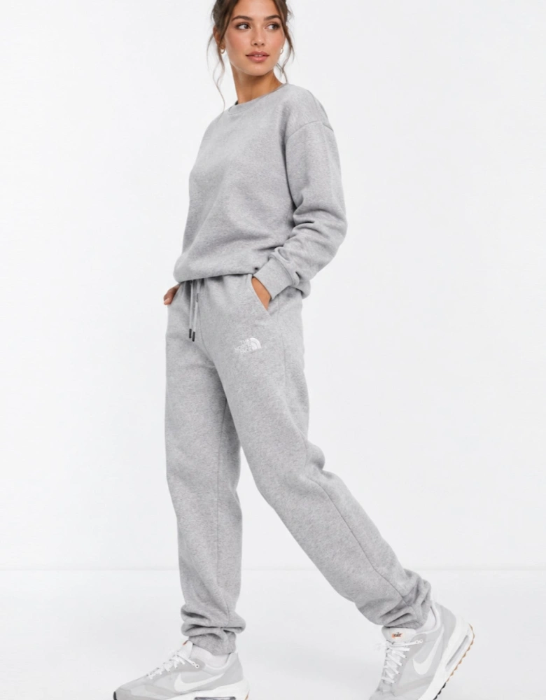 The North Face Womens Essential Oversized Joggers in Light Grey