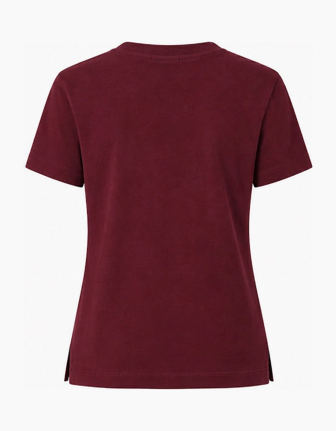 By Lanvin Small Signature Logo Burgundy T-Shirt