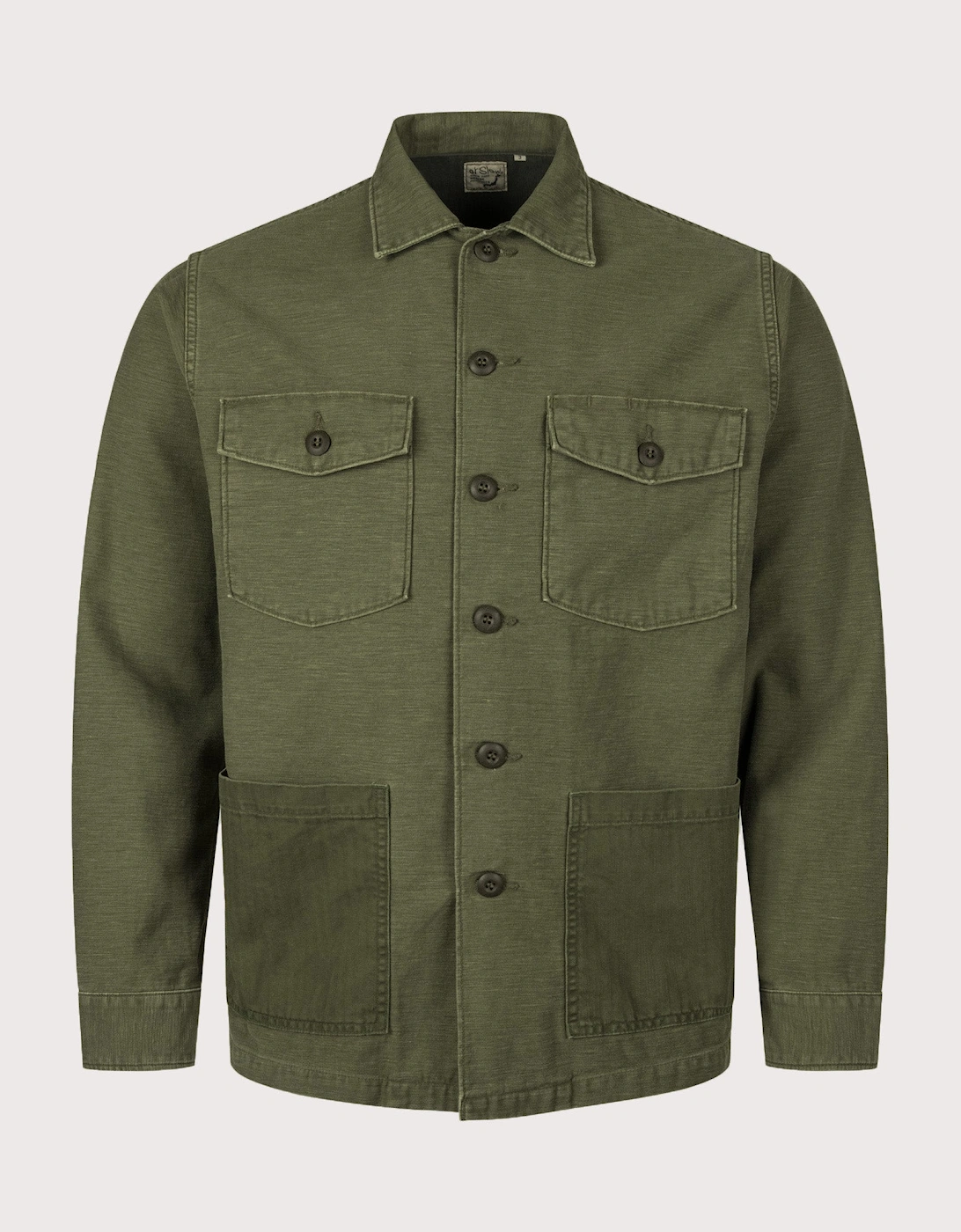 Vintage Washed 4 Pockets U.S Army Shirt