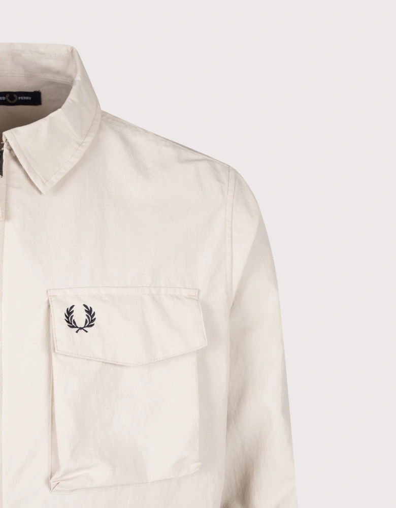 Regular Fit Ripstop Pocket Overshirt
