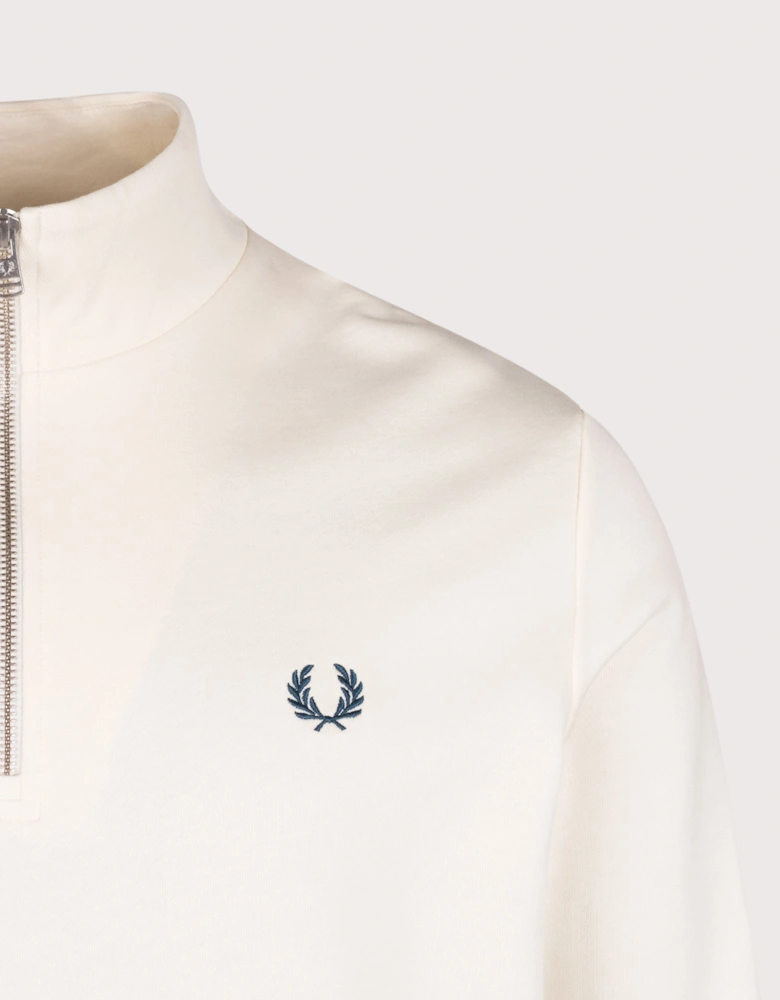 Regular Fit Quarter Zip Sweatshirt