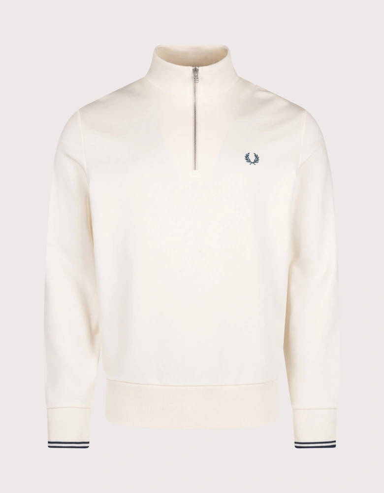 Regular Fit Quarter Zip Sweatshirt