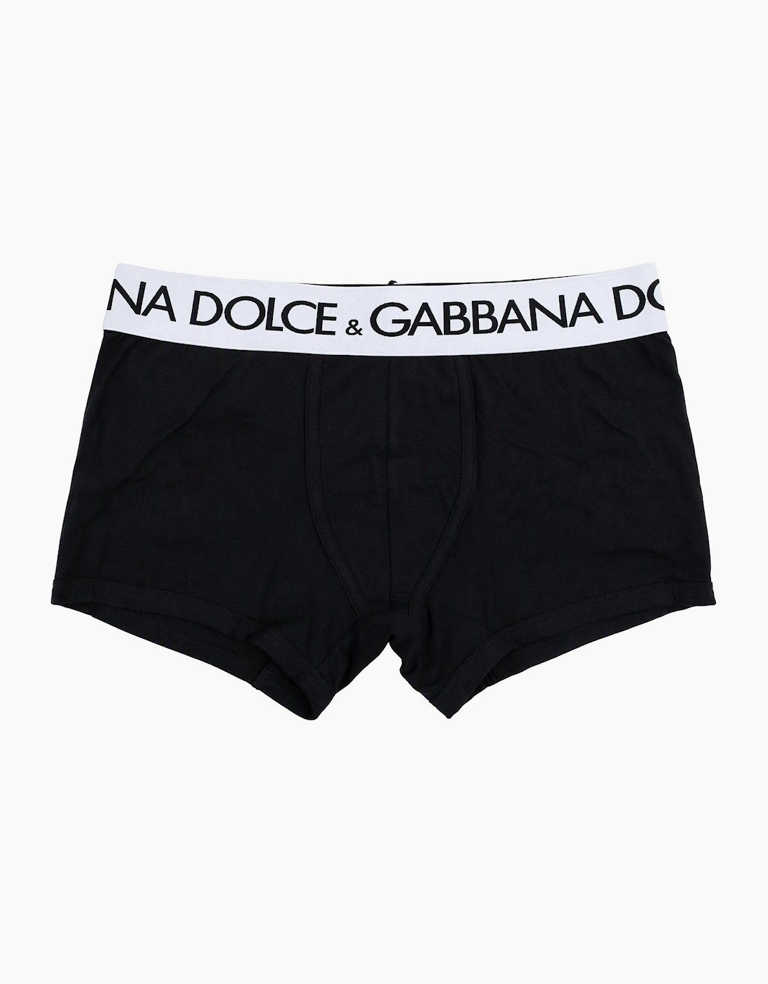 Dolce & Gabbana Two Way Stretch Cotton Boxers BLACK