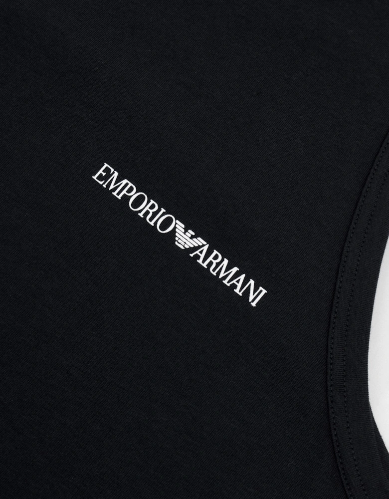 Emporio Armani Small Logo Tank Top BLACK
