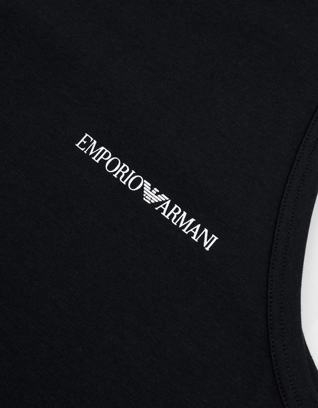 Emporio Armani Small Logo Tank Top BLACK