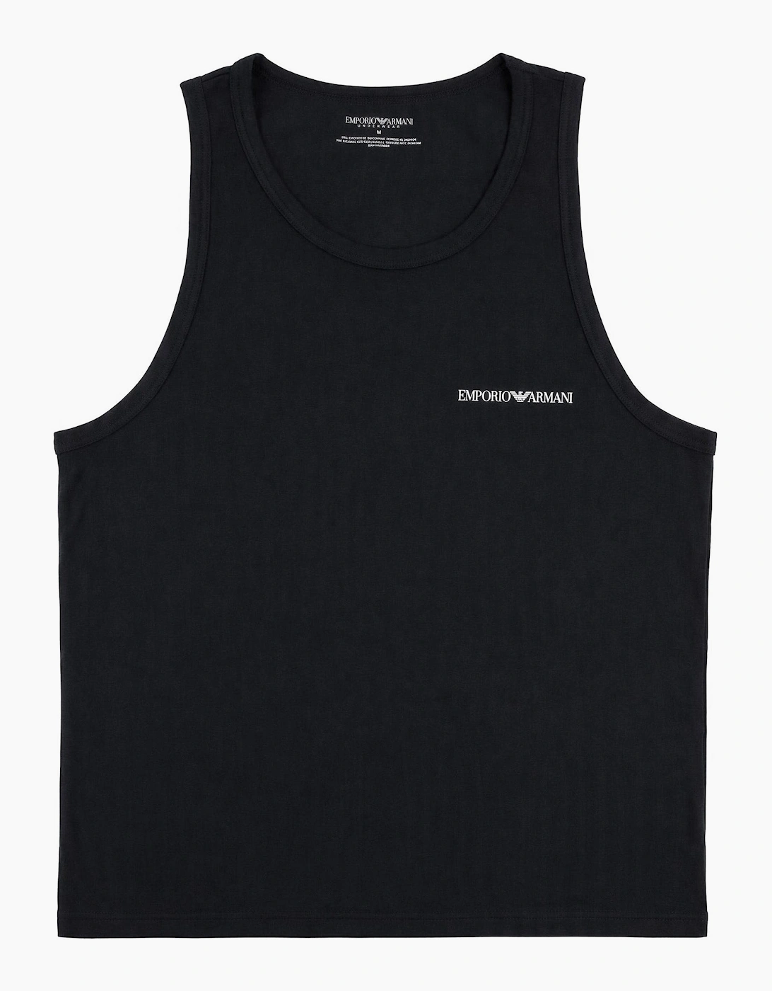 Emporio Armani Small Logo Tank Top BLACK