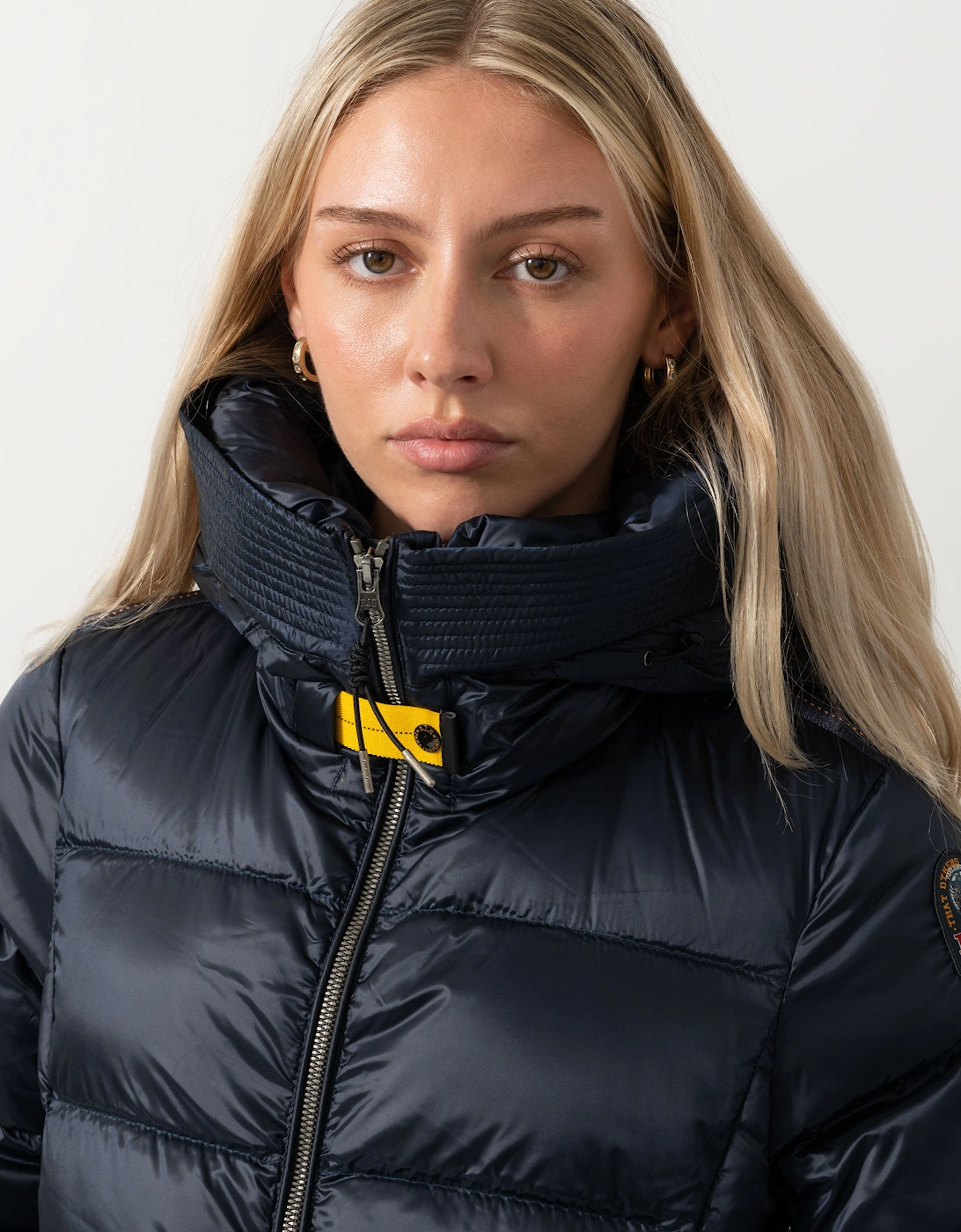 Parajumpers Marion Womens Down Jacket with Hood - Blue Navy 316