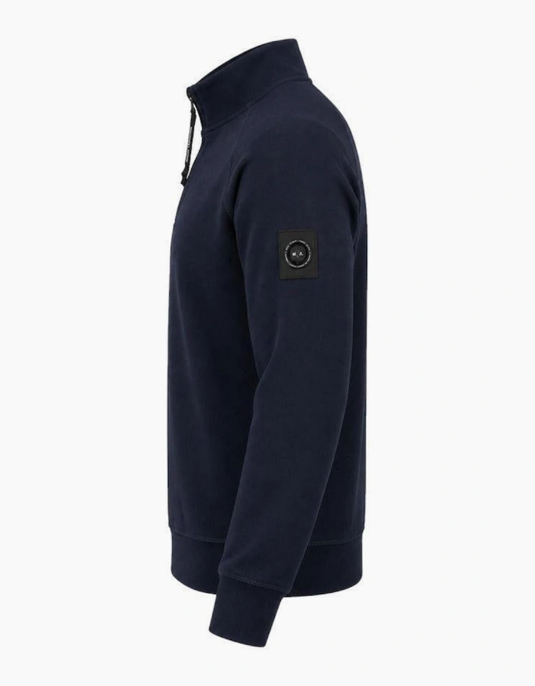 Marshall Artist Siren 1/4 Zip Sweatshirt Navy