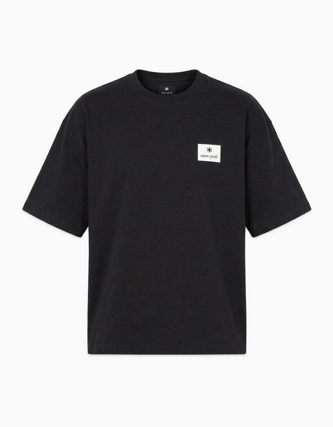 Snow Peak Square Logo T-Shirt Black