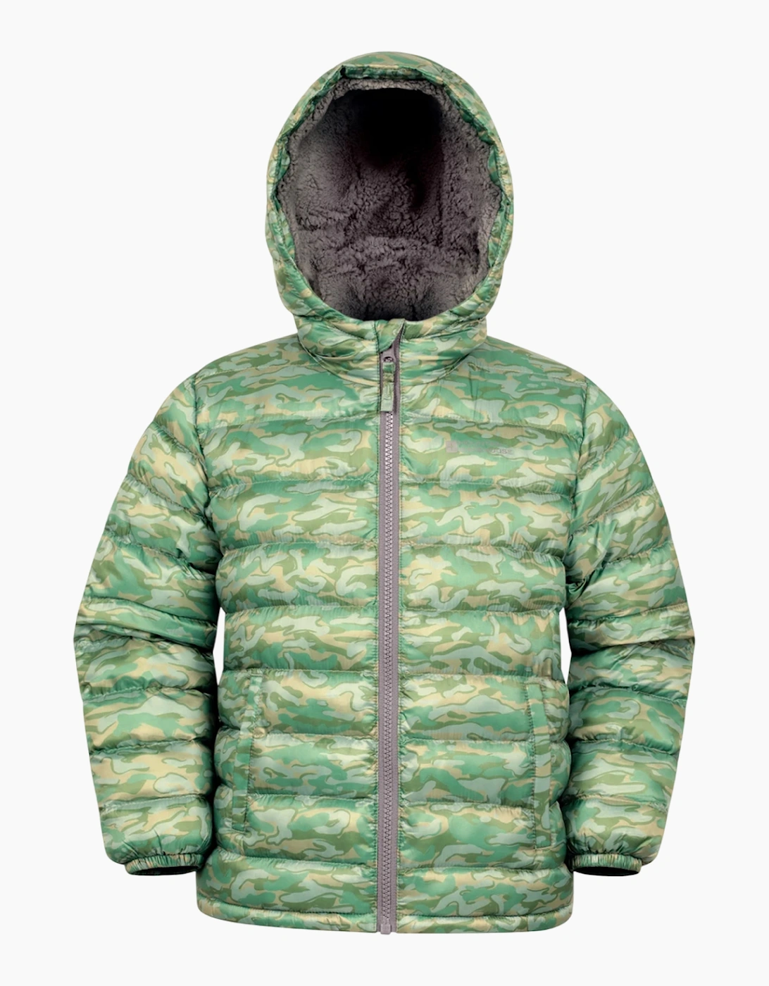 Mountain Warehouse Kids Seasons Camouflage Water Resistant Padded Jacket