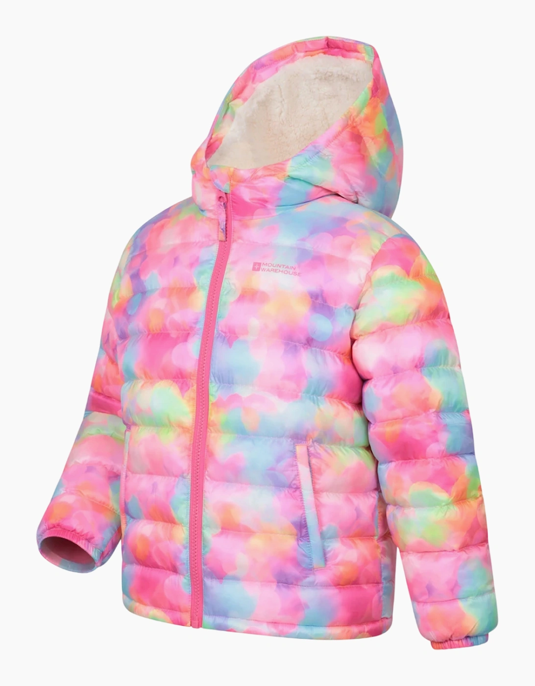 Mountain Warehouse Childrens Seasons Faux Fur Lined Padded Jacket