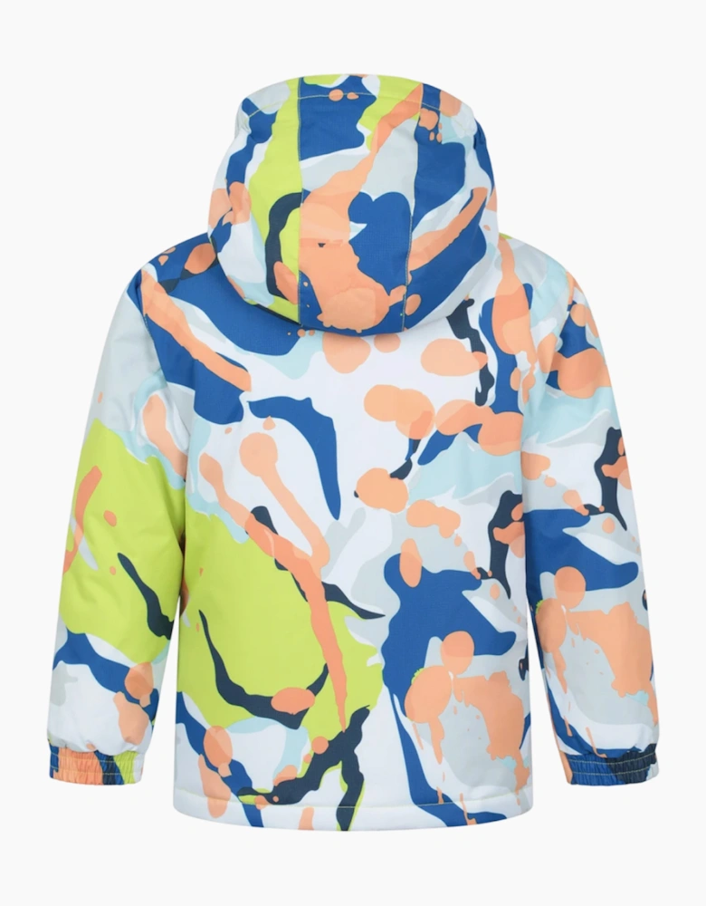 Mountain Warehouse Childrens Mogal Splatter Fleece Lined Ski Jacket