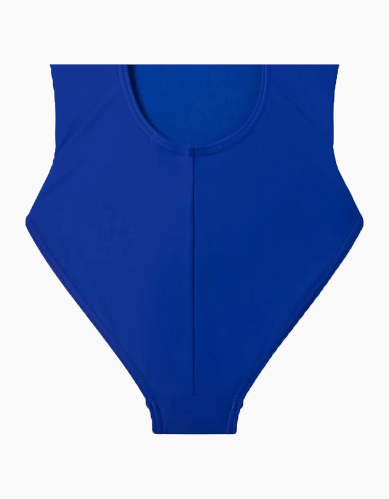 Speedo Girls Placement Abstract Muscleback One Piece Swimsuit