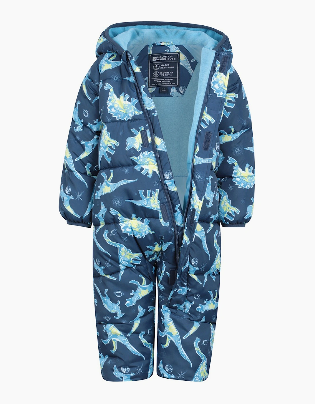 Mountain Warehouse Toddler Frosty Dinosaur Padded Winter Snowsuit