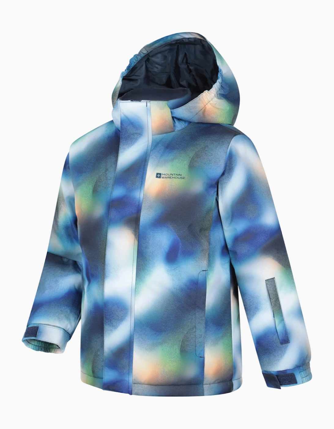 Mountain Warehouse Childrens Mogal Printed Fleece Lined Ski Jacket
