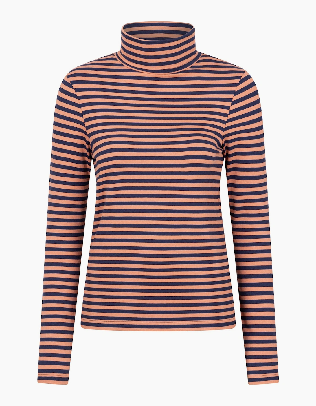 Mountain Warehouse Womens Eva Cotton Lightweight Fitted Roll Neck Long-Sleeved Top