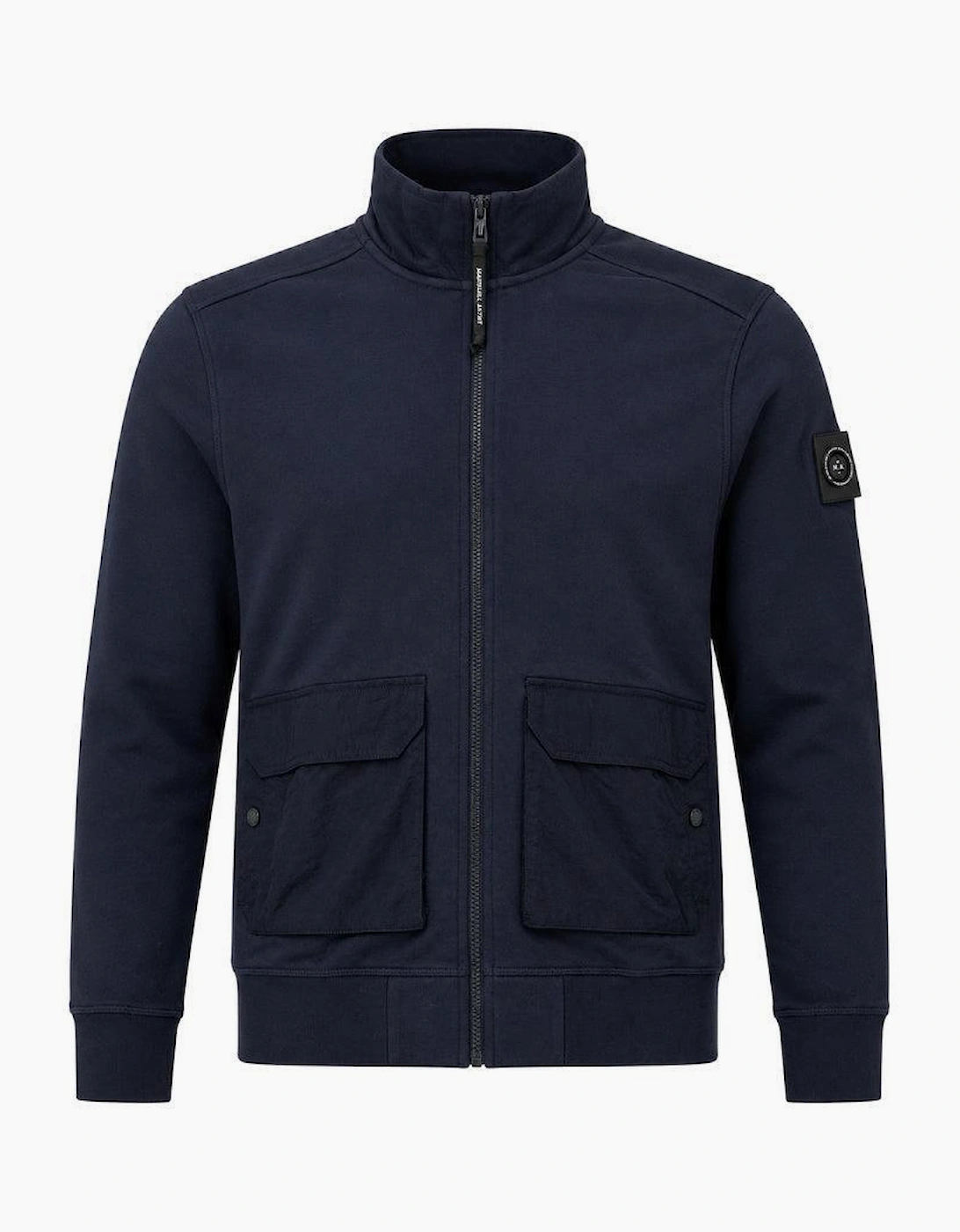 Marshall Artist Streatham Full Zip Sweatshirt Navy