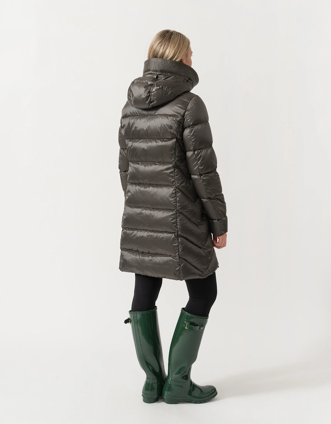 Parajumpers Marion Womens Down Jacket with Hood - Taggia Olive 218