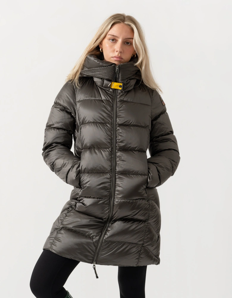 Parajumpers Marion Womens Down Jacket with Hood - Taggia Olive 218