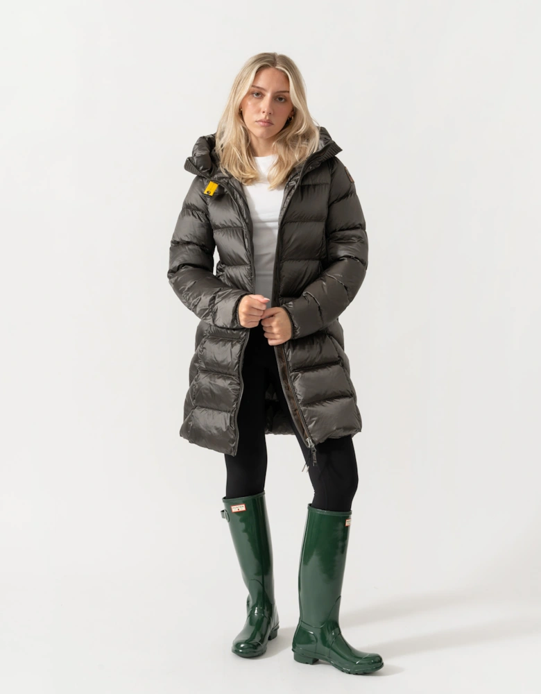 Parajumpers Marion Womens Down Jacket with Hood - Taggia Olive 218