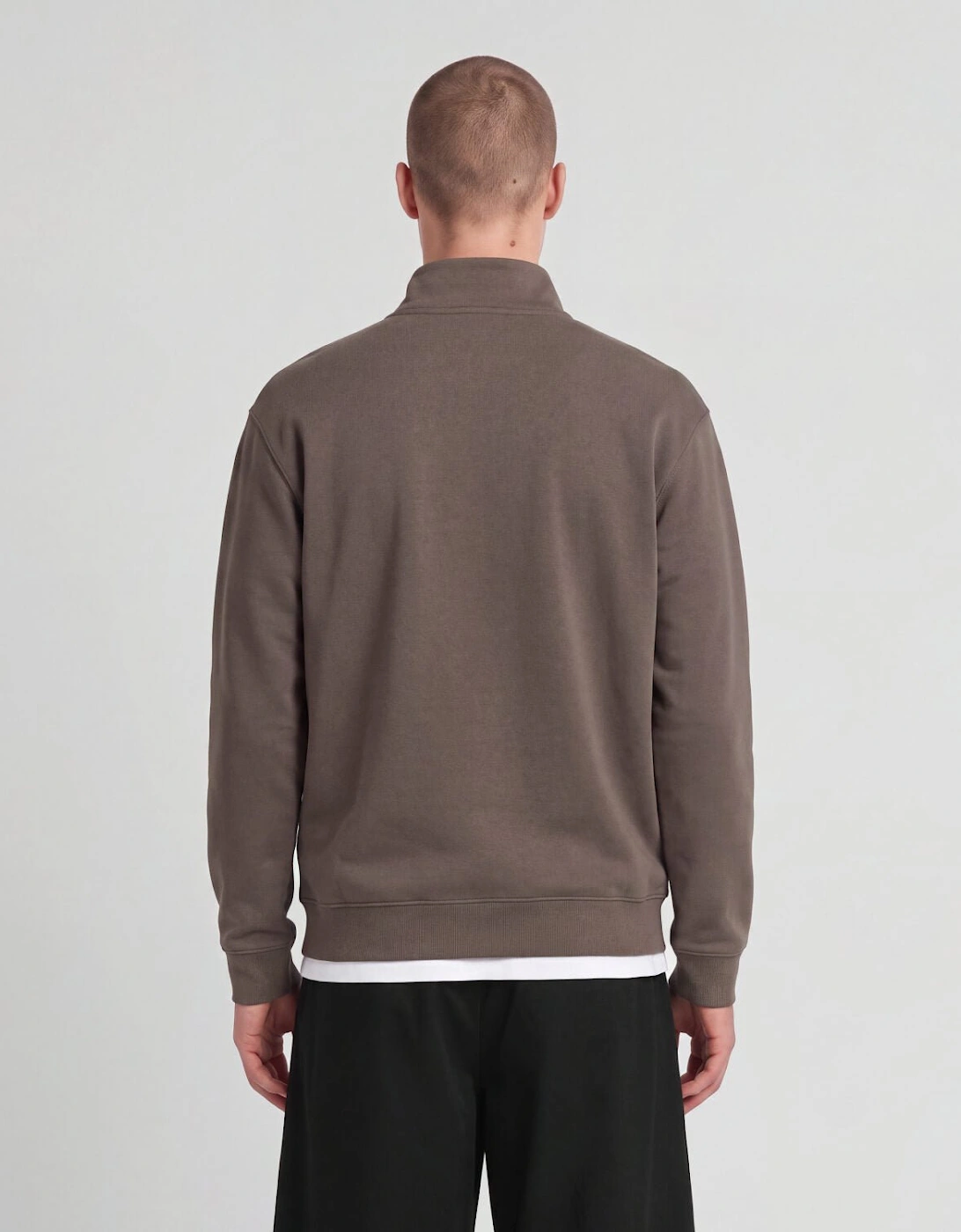 Superfine Cotton 1/4 Zip Sweatshirt