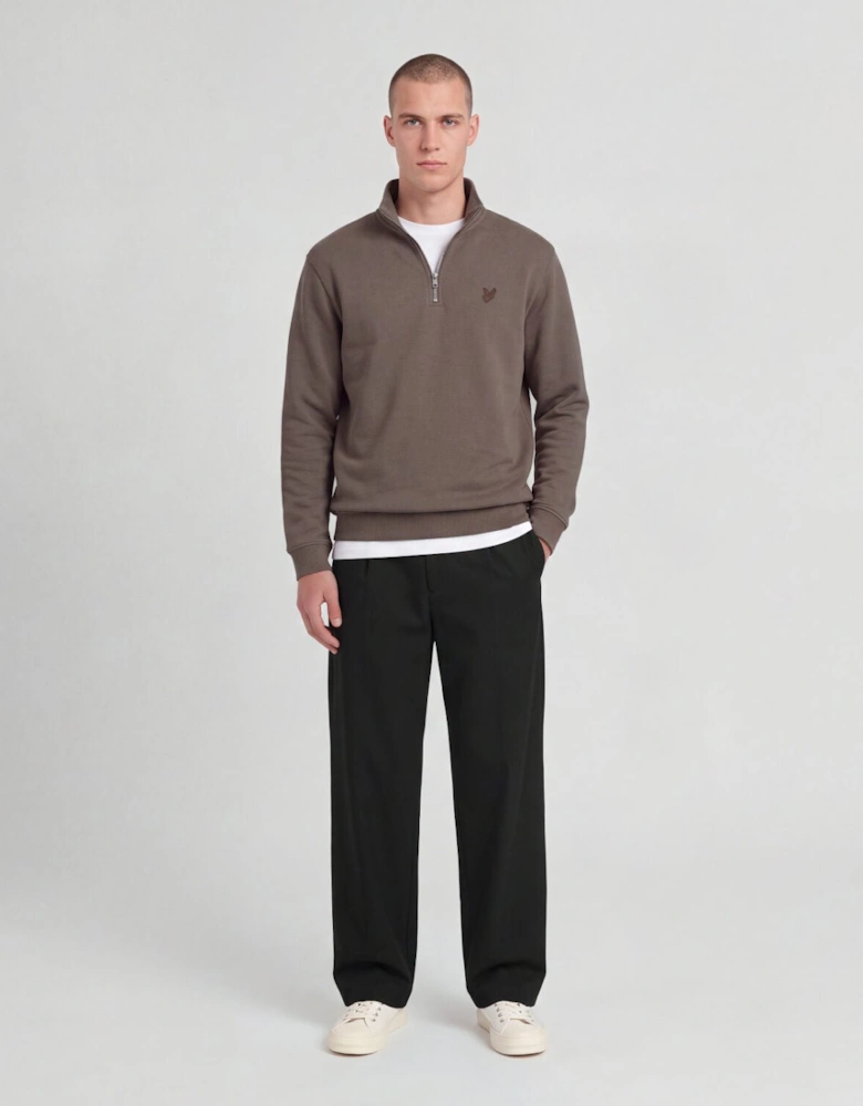 Superfine Cotton 1/4 Zip Sweatshirt