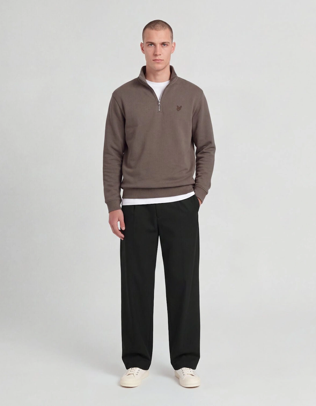 Superfine Cotton 1/4 Zip Sweatshirt