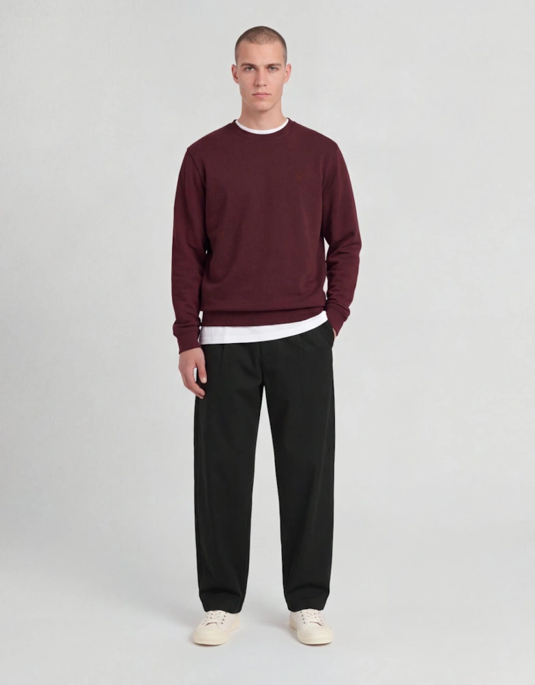 Superfine Cotton Crew Neck Sweatshirt