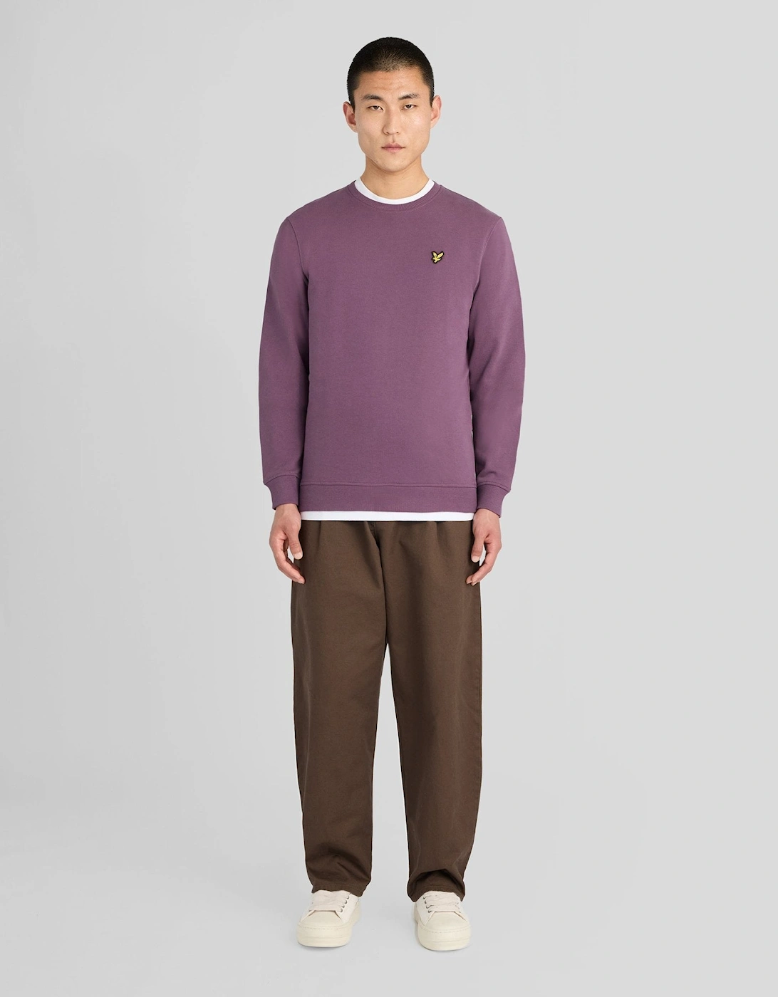Cotton Crew Neck Sweatshirt