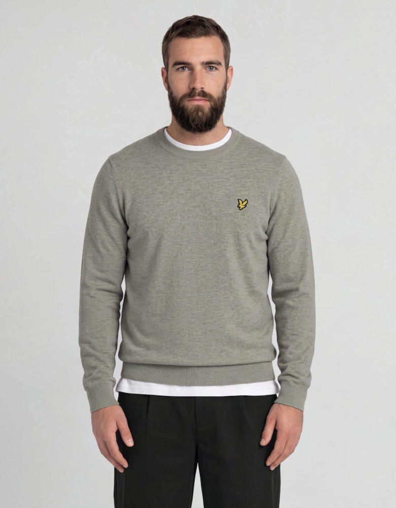 Lambswool Blend Crew Neck Jumper