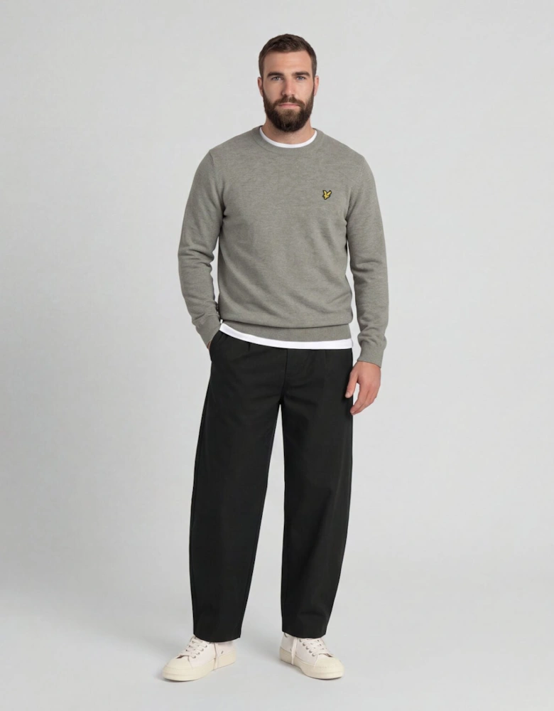 Lambswool Blend Crew Neck Jumper
