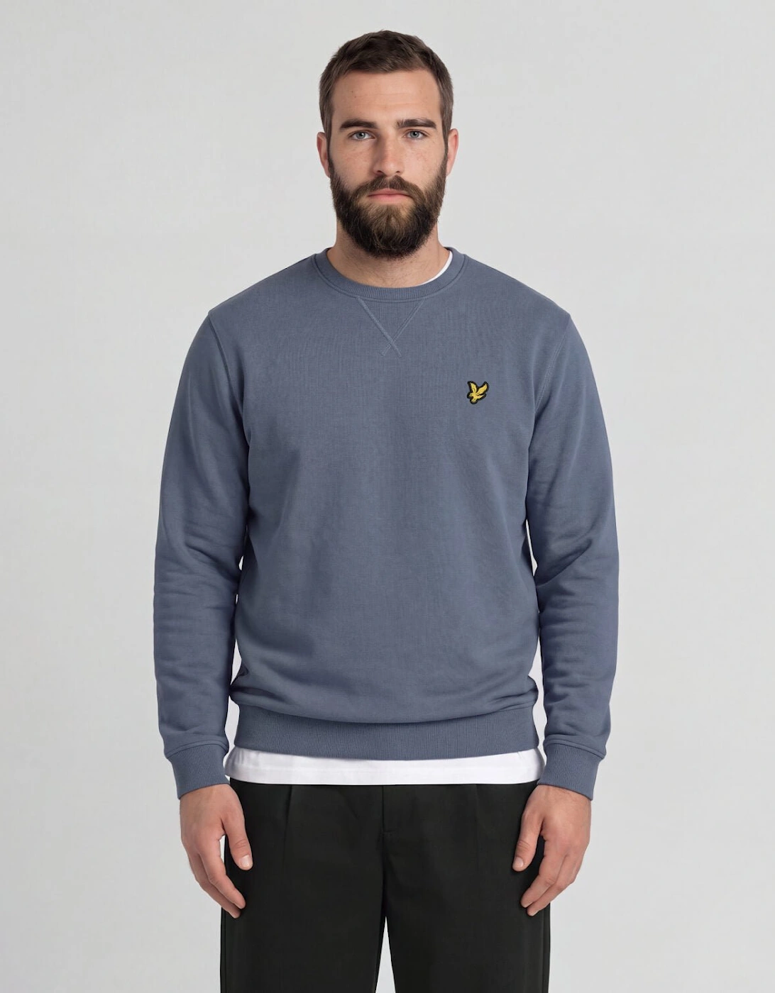 Cotton Crew Neck Sweatshirt