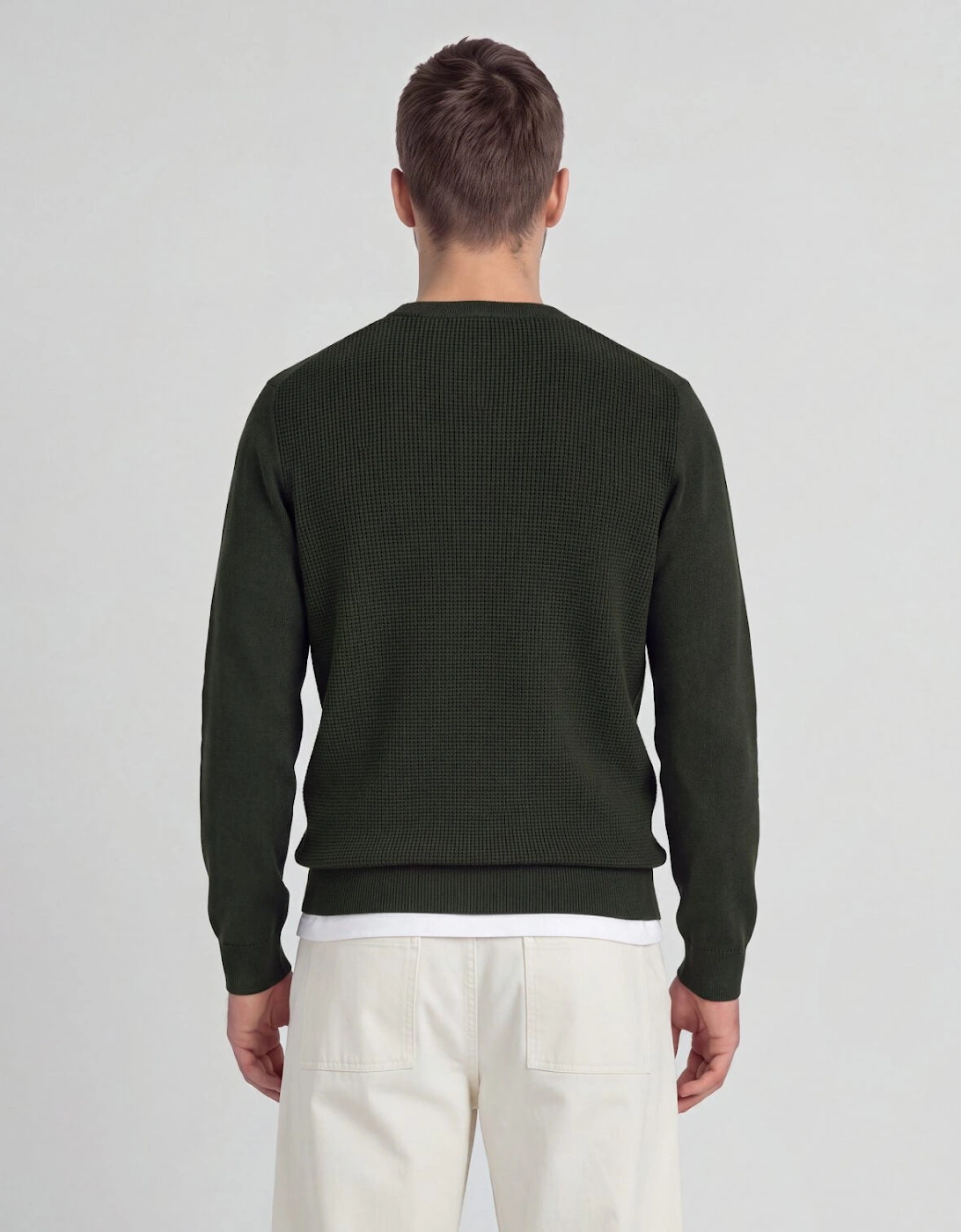 Waffle Crew Neck Jumper