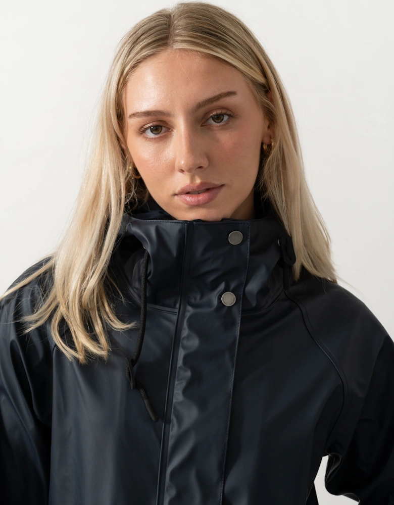 Didriksons Womens Elly Parka 6 - Dark Night Blue 999