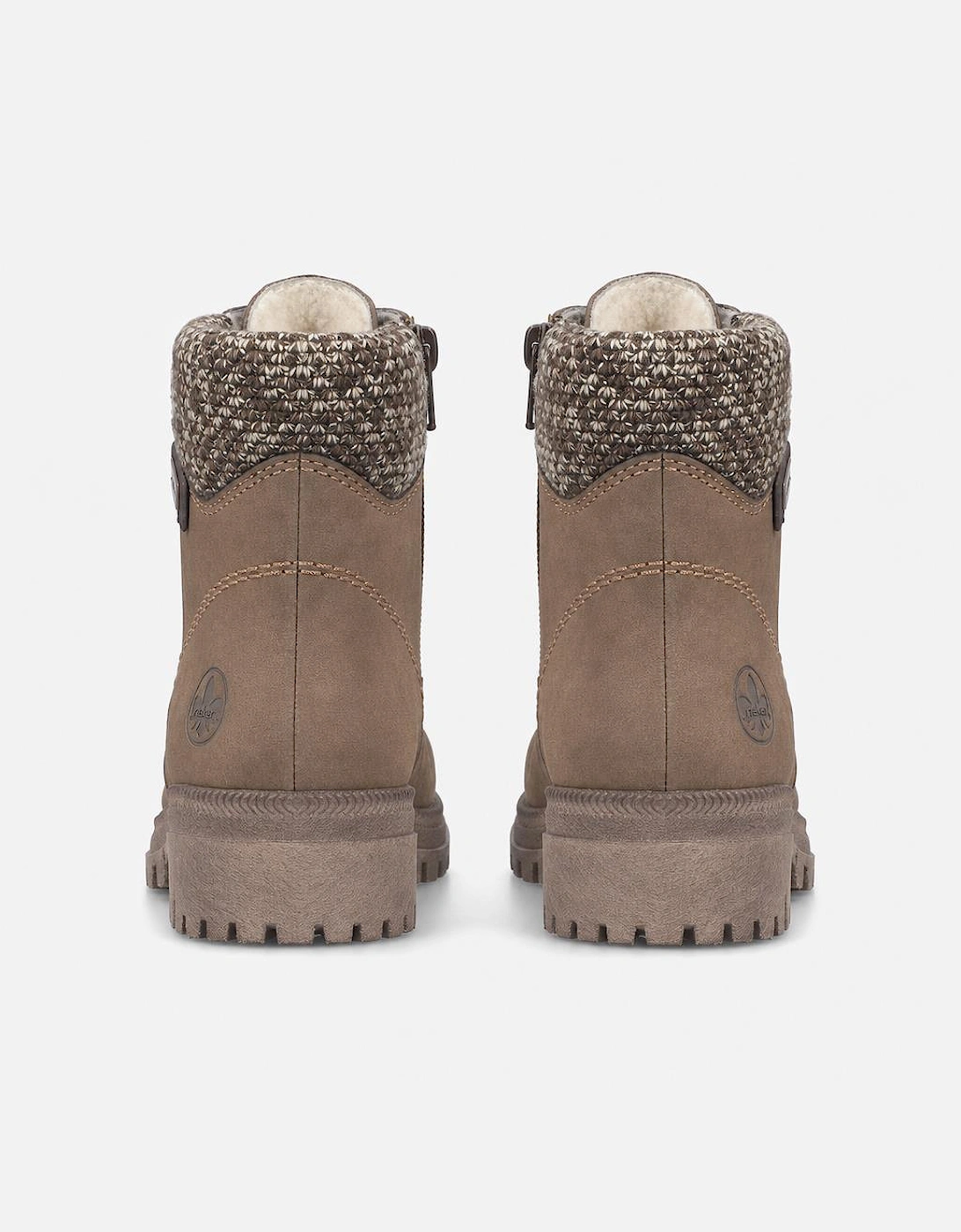 Rieker Y7621 Womens Ankle Boots Brown/Beige