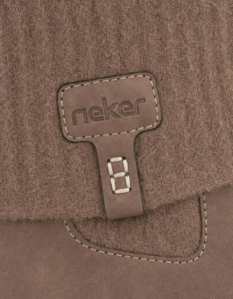 Rieker Y6350 Womens Ankle Boots Brown Wood