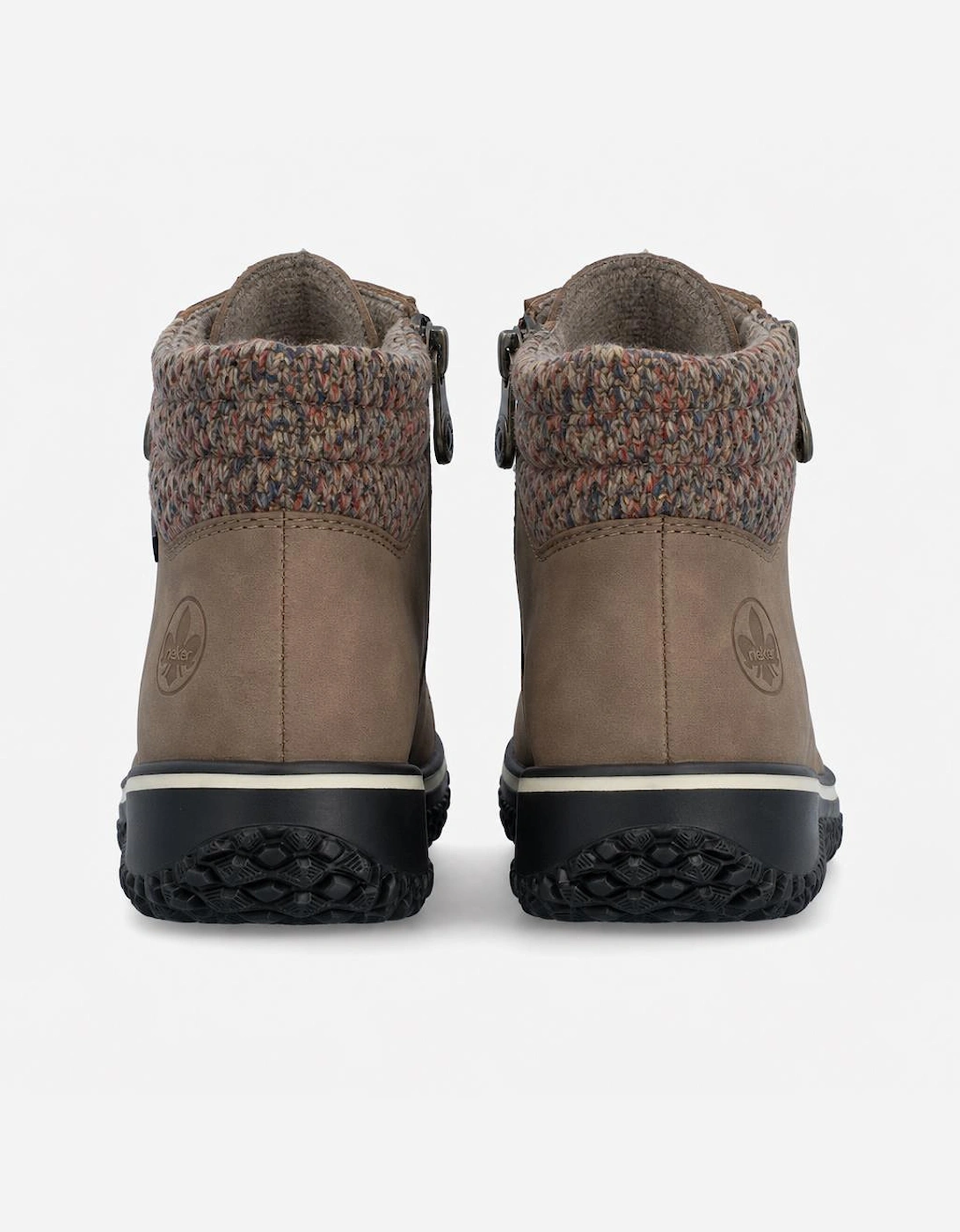 Rieker Z4263 Womens Ankle Boots Oat/Multi