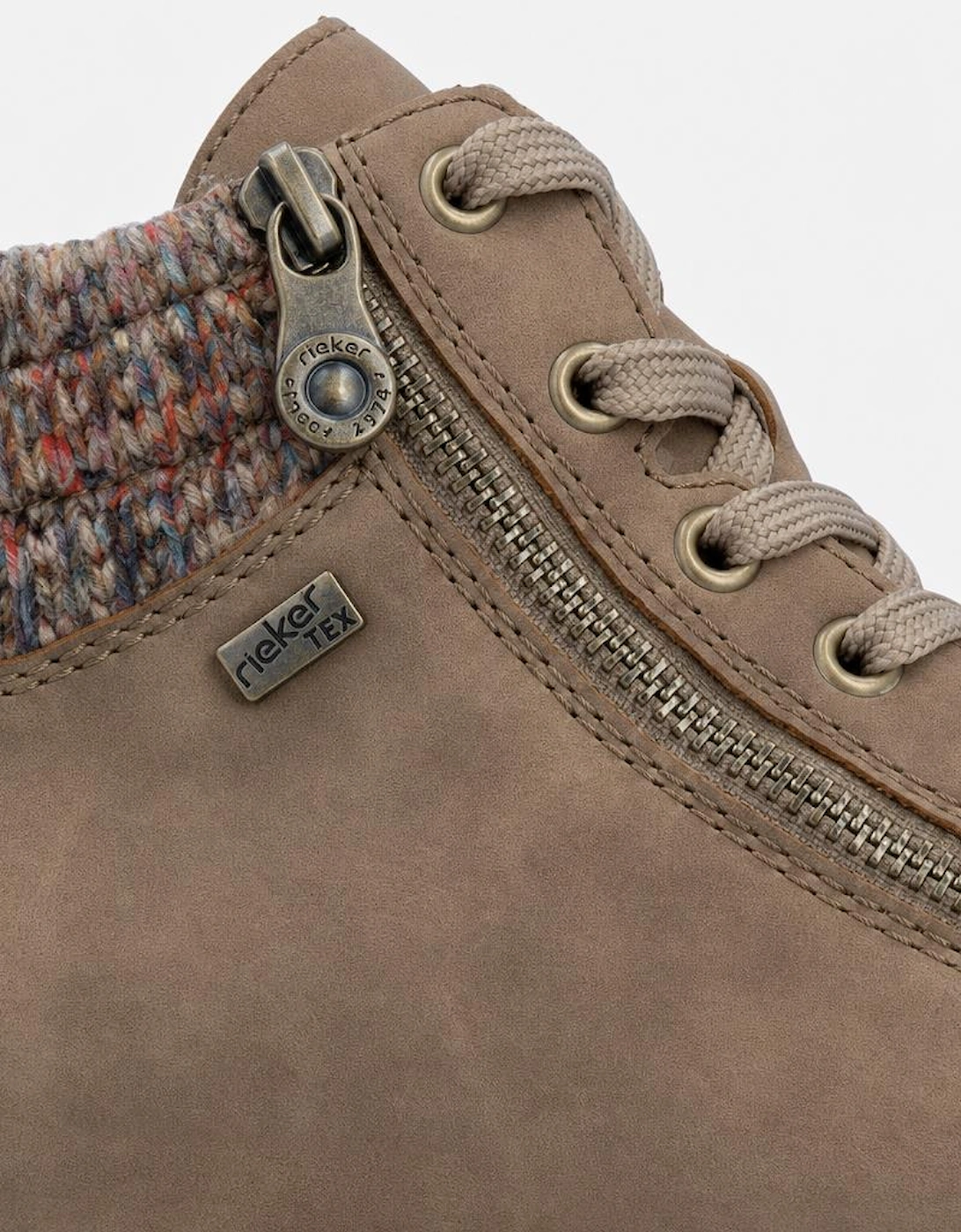 Rieker Z4263 Womens Ankle Boots Oat/Multi