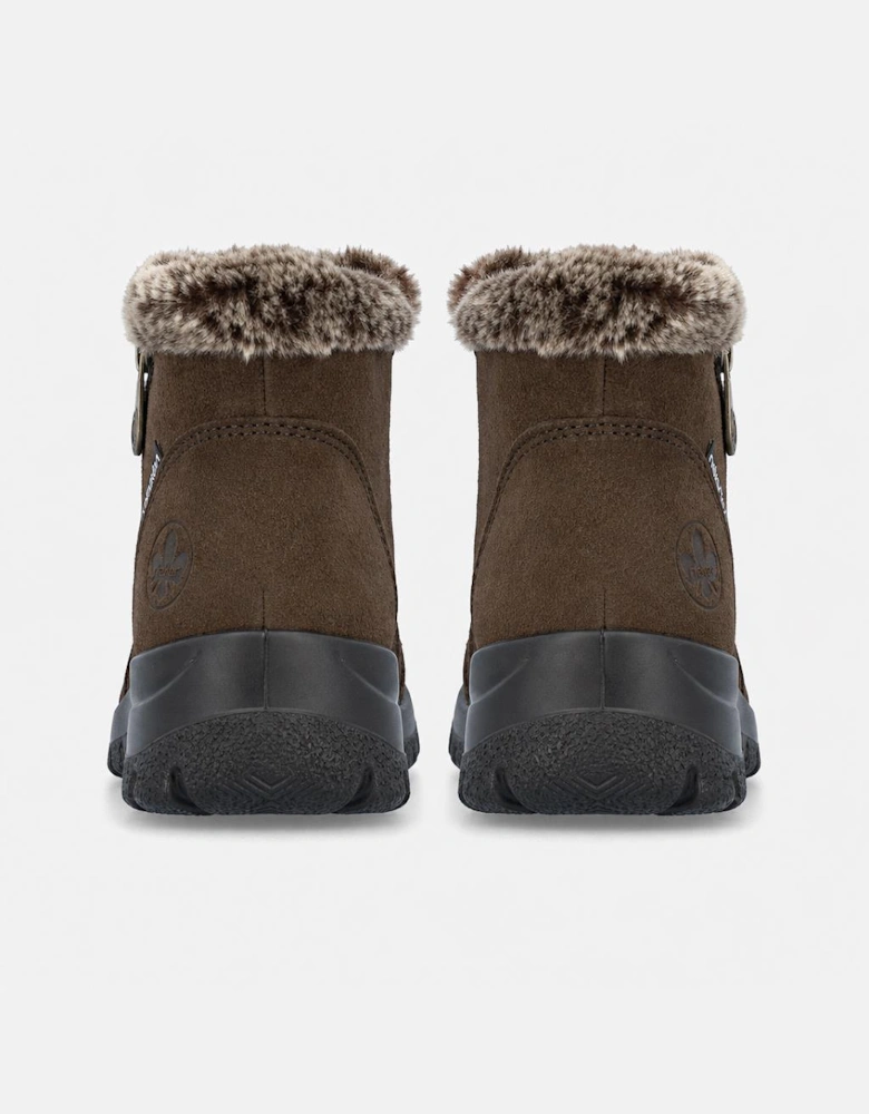 Rieker L7188 Womens Ankle Boots Tobacco/Setter