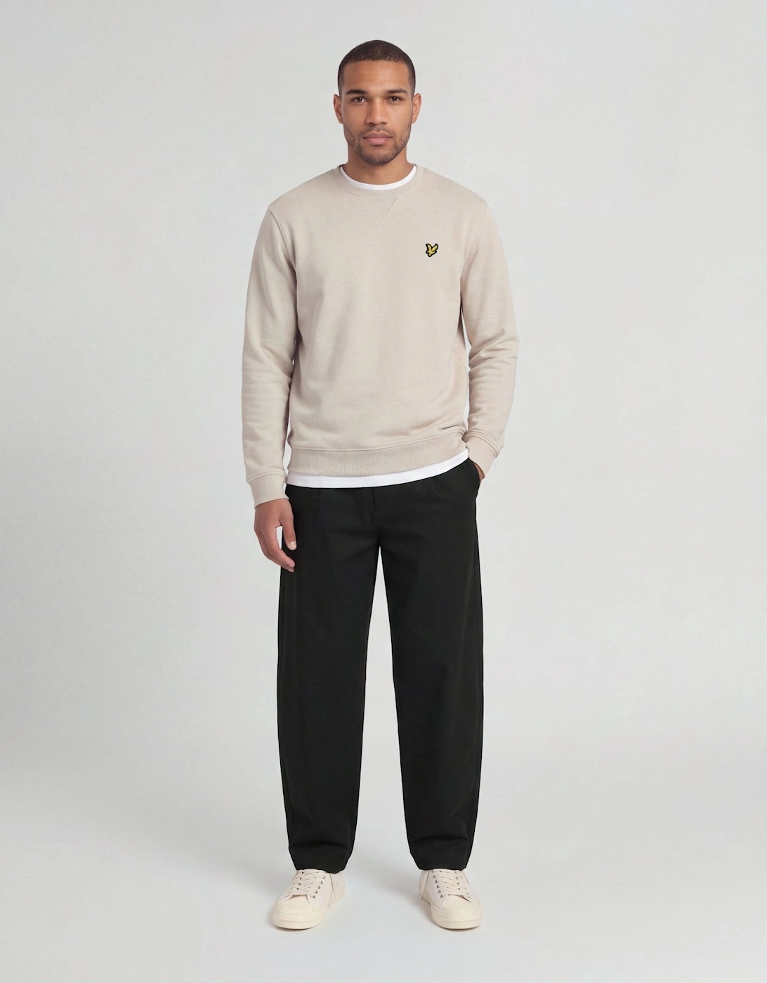 Cotton Crew Neck Sweatshirt