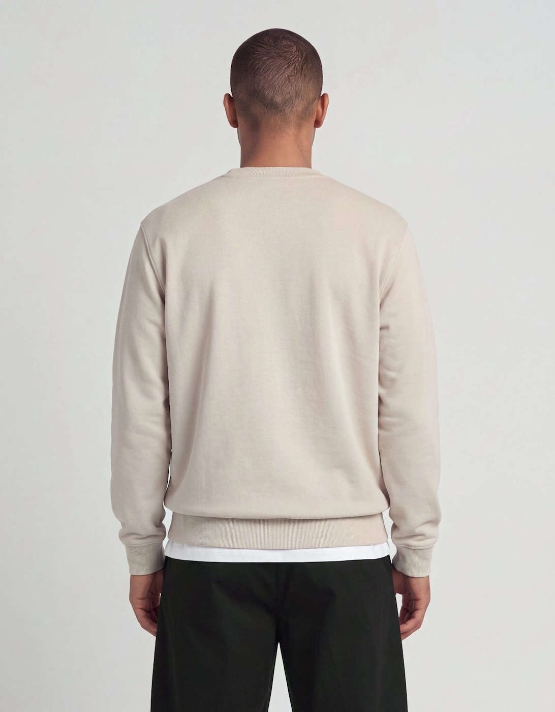 Cotton Crew Neck Sweatshirt