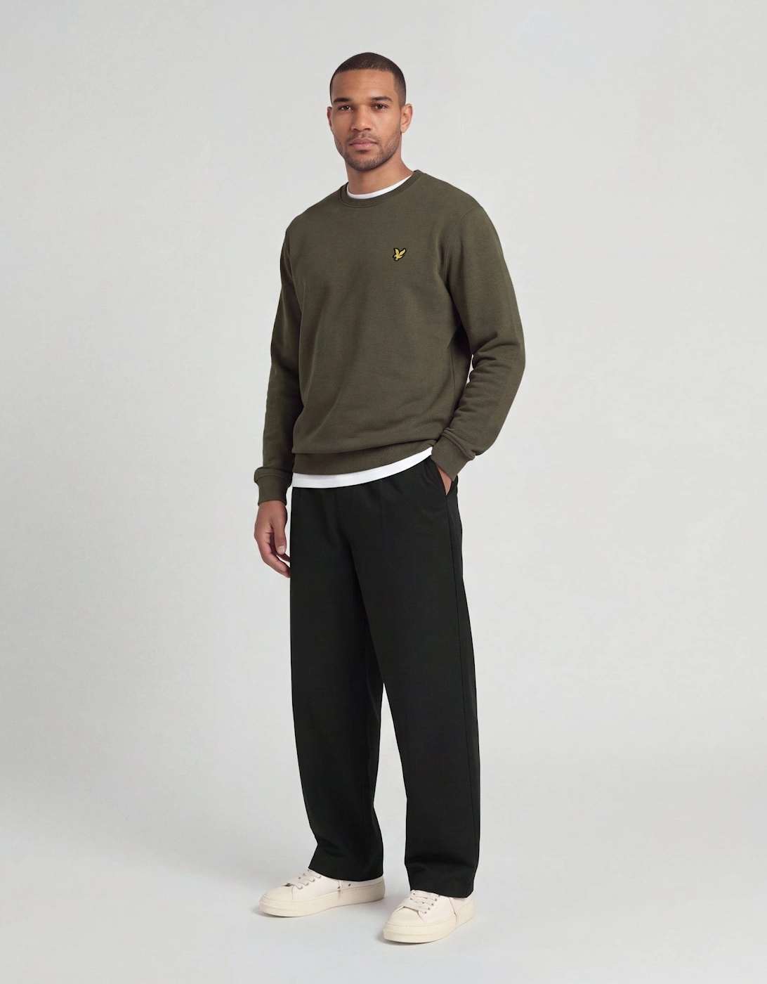 Cotton Crew Neck Sweatshirt