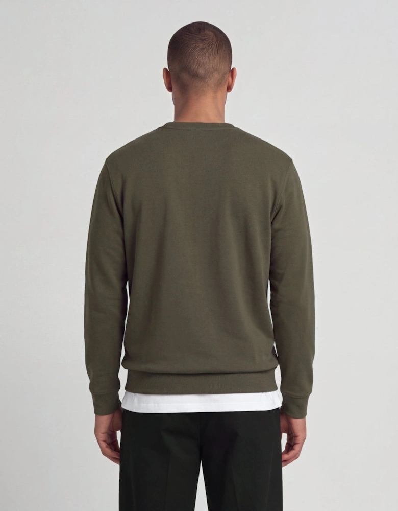 Cotton Crew Neck Sweatshirt