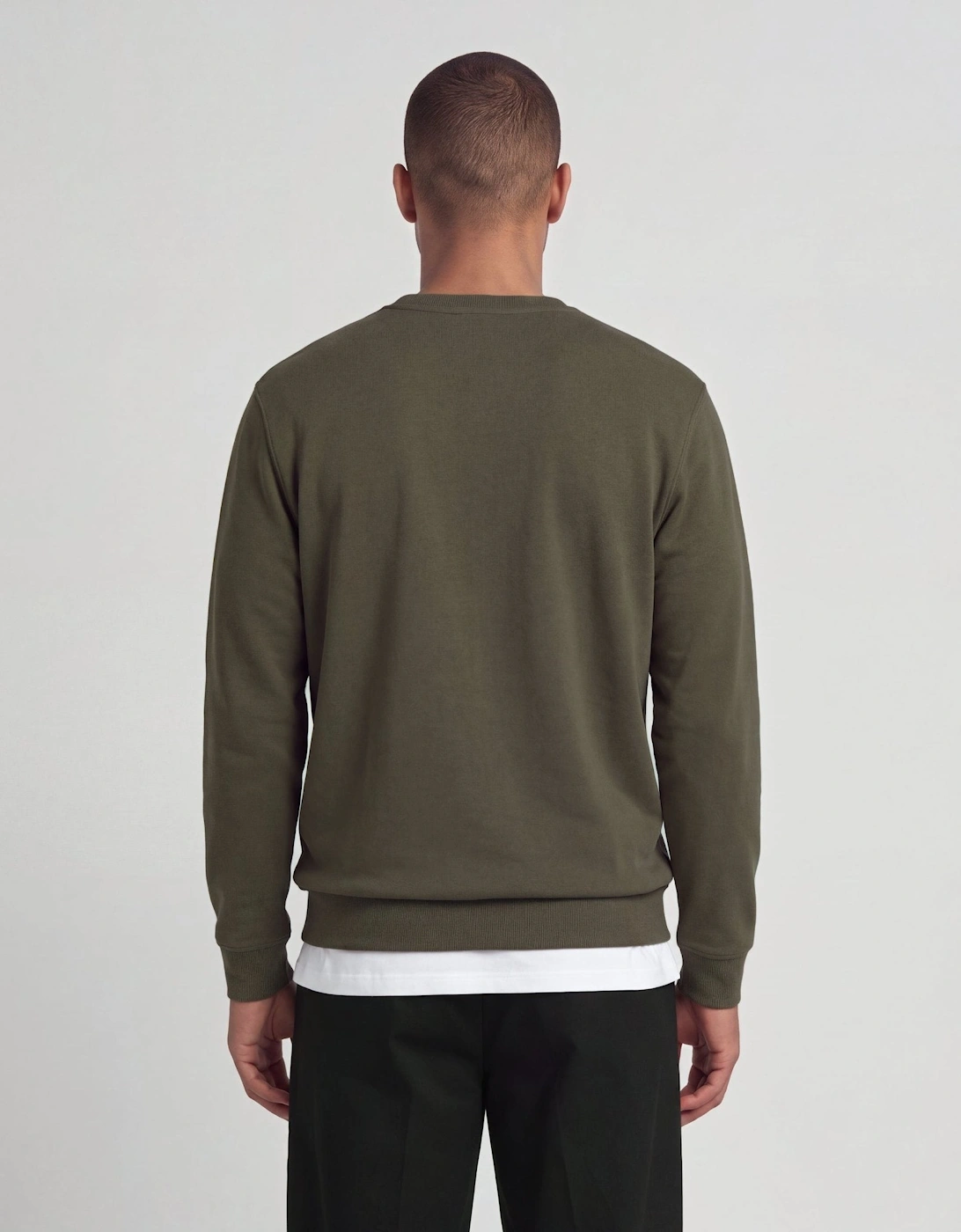 Cotton Crew Neck Sweatshirt