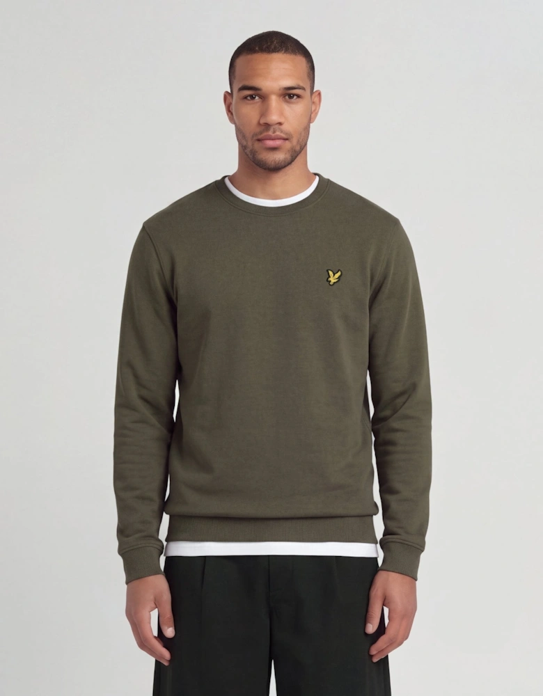 Cotton Crew Neck Sweatshirt