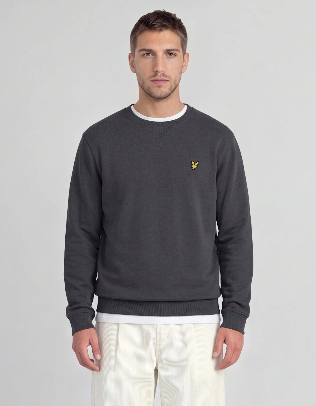 Cotton Crew Neck Sweatshirt