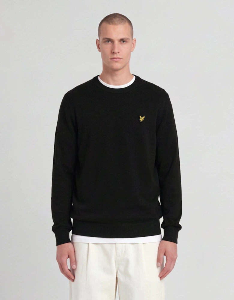 Lambswool Blend Crew Neck Jumper