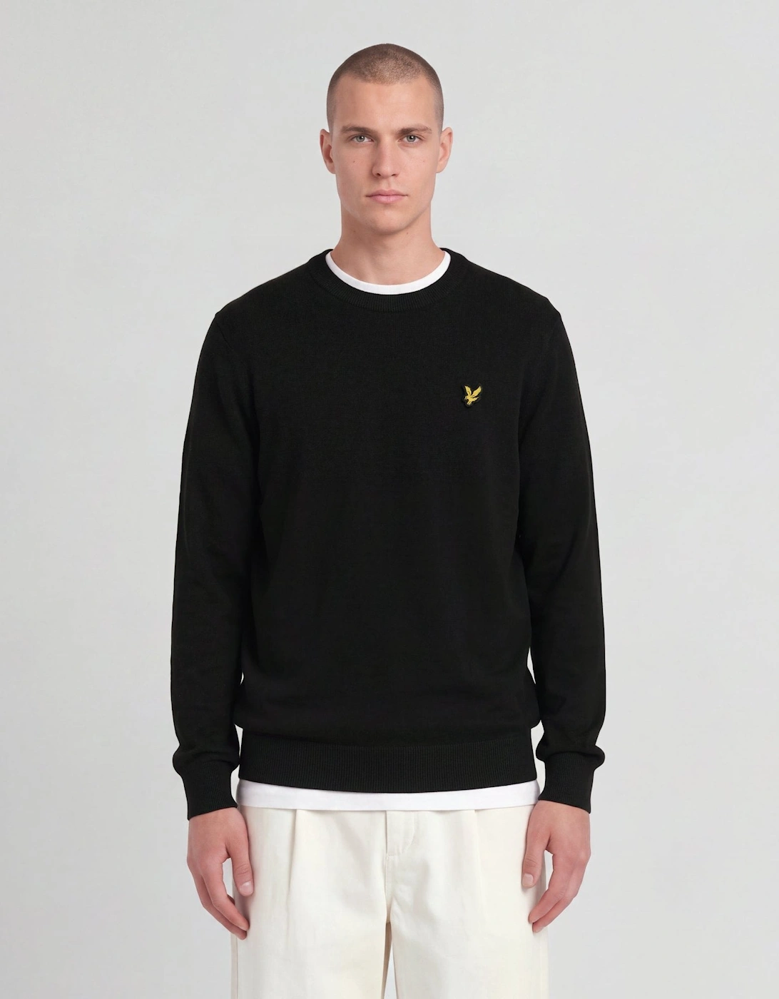 Lambswool Blend Crew Neck Jumper