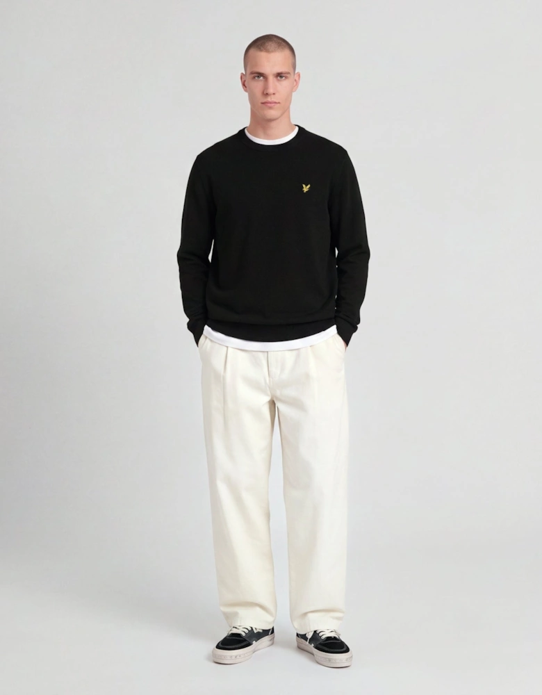 Lambswool Blend Crew Neck Jumper